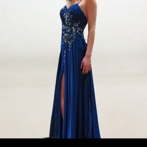 Tony Bowls Royal Blue Prom/Pageant Gown